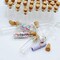 100 Pcs 2ml Mini Small Glass Bottles with Cork Stoppers 20 Meters Twines Tiny Jars Mini Tall Vials Clear Mini Vials with Eye Screws Corked Bottles DIY Arts Crafts Decoration Party Favors Gift